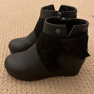 Michael Kors Cate Katie Wedge Booties - Toddler Girls Size 12